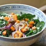 Warm Sweet Potato, Kale, and Quinoa Salad