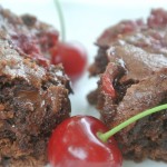 Dark Chocolate Cherry Brownies