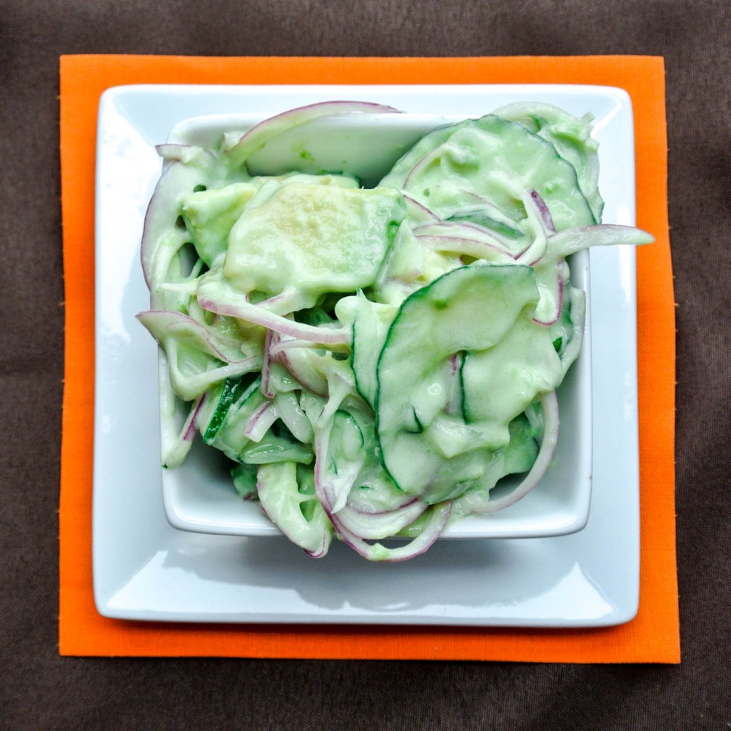 Cucumber Avocado Salad redux