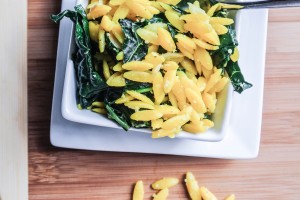 Lemon and Parmesan Orzo with Kale-3