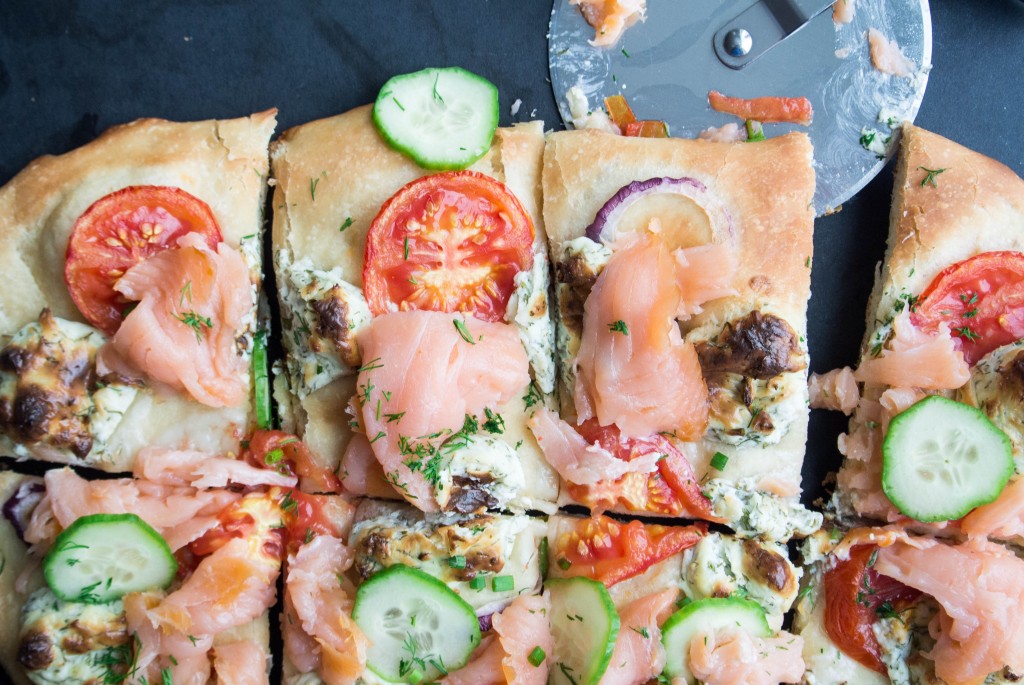 Salmon and Herbed Cream Cheese Focaccia_-10