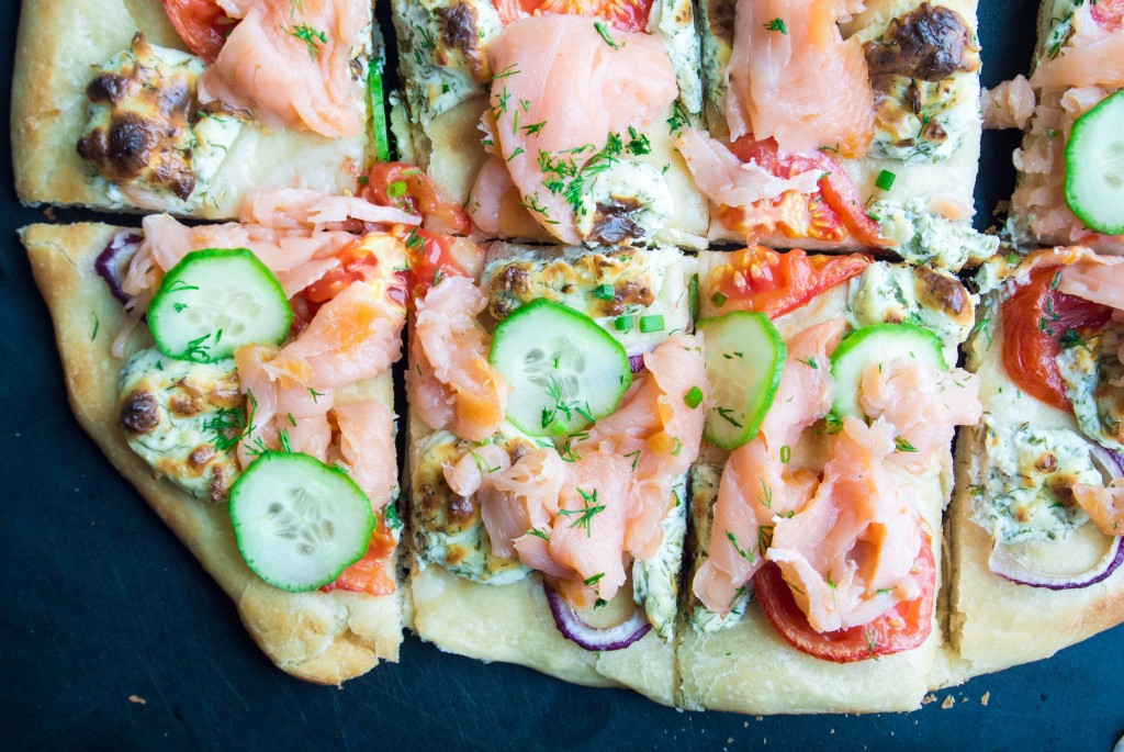 Salmon and Herbed Cream Cheese Focaccia_-12