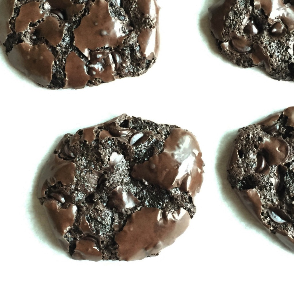 Dark Chocolate Flourless Cookies-9