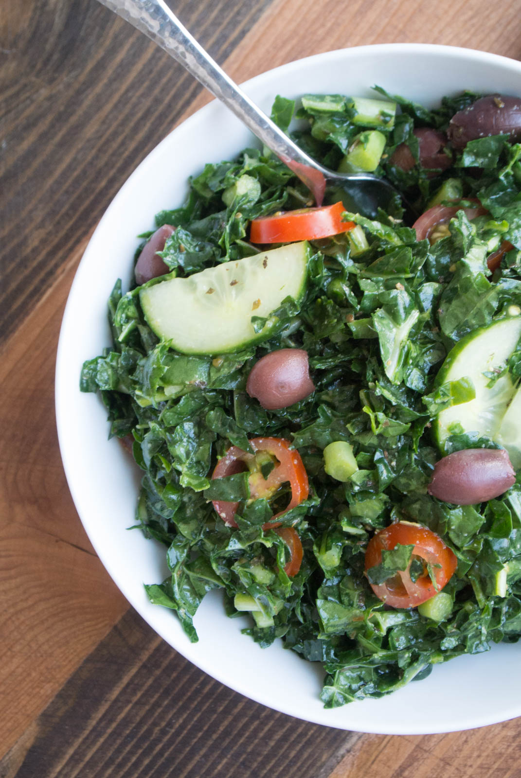 Kale Greek Salad