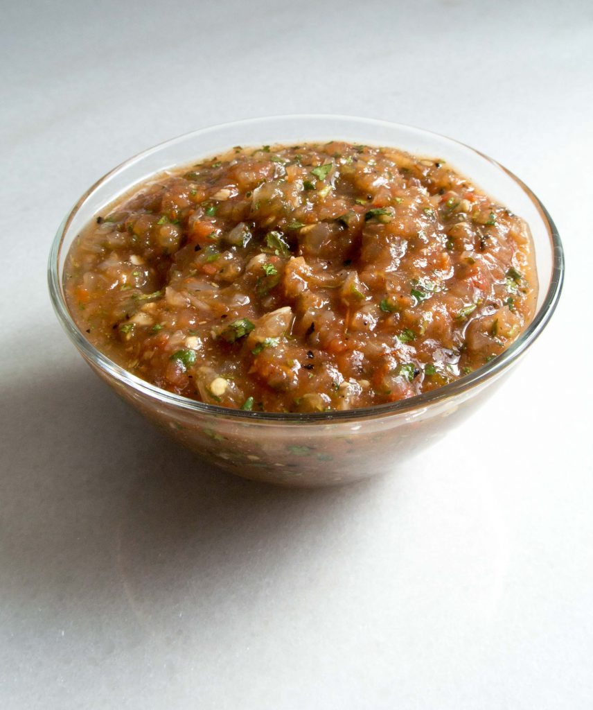 Roasted Tomato Salsa ~ by My Utensil Crock