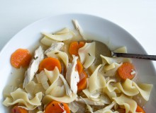 Healthy Chicken Noodle Soup ~ by My Utensil Crock