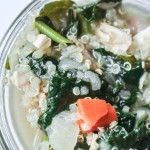 Chicken Soup with Kale and Quinoa {Healthy + Easy}