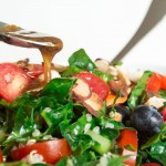 Kale and Quinoa Salad with Honey-Ginger Dressing