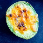 Broiled Avocados with Chipotle + Cheddar