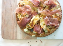 Prosciutto and Brie Cheese Plate Tart by My Utensil Crock