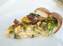 Loaded baked potato quiche ~ by My Utensil Crock